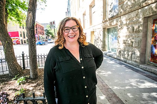 MIKAELA MACKENZIE / FREE PRESS
	
Laura Meuckon, Plume Winnipeg executive director, in the Exchange District on Monday, Aug. 10, 2026.

For Ben W story.
Free Press 2026