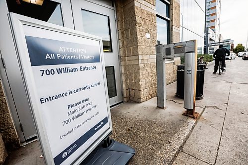 JOHN WOODS / FREE PRESS
HSC entrance at 700 William Monday, August 10, 2026. 

reporter: malak