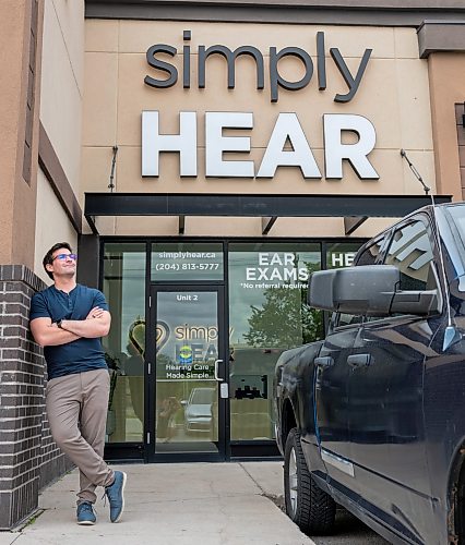 ROBERT LEE / FREE PRESS
Founder and owner Armando Di Lello is photographed at his new hearing clinic, SimplyHear on Tuesday, August 11, 2026.