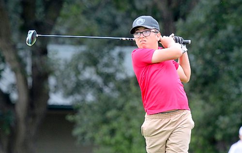 Russell's Wickus Pieterse won the 14U division of the Westman Junior Golf Tour. (Thomas Friesen/The Brandon Sun)
