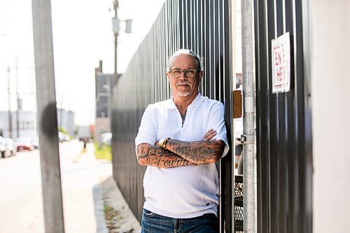 MIKAELA MACKENZIE / FREE PRESS
Joseph Fourre at the supervised consumption site opening at 366 Higgins on Tuesday, Aug. 11, 2026.
For Malak story.
Free Press 2026