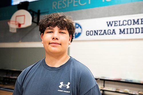 MIKAELA MACKENZIE / FREE PRESS
	
Jason Bruce, 15, at Gonzaga Middle Schoolճ annual summer drop-in on Tuesday, Aug. 11, 2026.

For Maggiw story.
Free Press 2026
