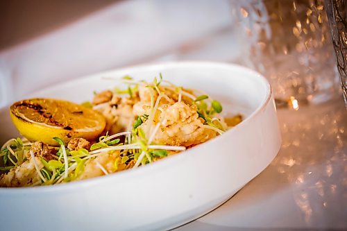 JOHN WOODS / FREE PRESS
Honey walnut shrimp at House of Ma, a new Asian-fusion restaurant on Bannatyne Tuesday, August 11, 2026. True Hospitality has opened a couple of new ventures on Bannatyne.
reporter: eva