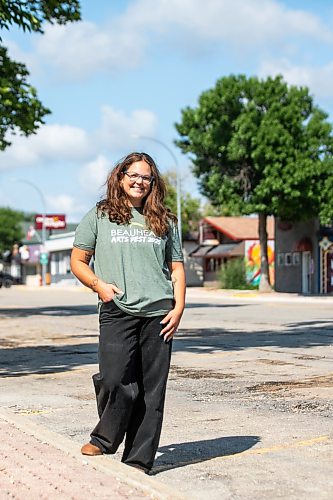 MIKAELA MACKENZIE / FREE PRESS
Brittany Wurch, president of the new Brokenhead River Arts Council, in Beausejour on Wednesday, Aug. 12, 2026.
For Eva story.
Free Press 2026