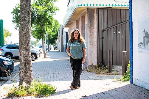 MIKAELA MACKENZIE / FREE PRESS
Brittany Wurch, president of the new Brokenhead River Arts Council, in Beausejour on Wednesday, Aug. 12, 2026.
For Eva story.
Free Press 2026