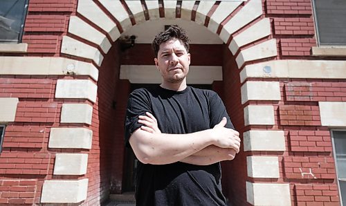 Ruth Bonneville / Free Press
local - rent increases
Photo of Aaron Pridham at 165 Kennedy for rent increase story.
Interview with residents of a building at 165 Kennedy going through above-guideline rent increases tomorrow. These residents are disabled and concerned about homelessness.
See story by Malak
Aug 12th,, 2026