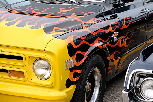 Mike Sudoma/Free Press
Flame paint work on an older Chevy truck Sunday night cruise night
August 9, 2026
