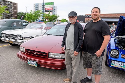 Mike Sudoma/Free Press
David Meier (right) and Will Tataryn (left) pose in front of Tataryns 91 Chevrolet Caprice Sunday evening
August 9, 2026