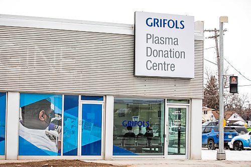 MIKAELA MACKENZIE / FREE PRESS
Grifols Plasma Donation Centre on Taylor on Thursday, March 12, 2026.
For Malak story.
Free Press 2026