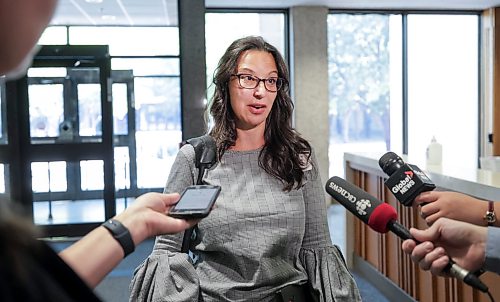 Ruth Bonneville / Free Press
Local South Dugald development
A resident in the Dugald area, Christina Pyra, talks to reporters about her concerns with Wyatt being so late for an important meeting at City Hall Thursday.
She is one of a group of area residents near Dugald Road that came to City Hall to appeal the surging property taxes the city is getting them to shoulder with rapid development in the area. Debates center on whether new developments and infrastructure upgrades—like water services or secondary plans—unfairly shift financial burdens onto taxpayers through special levies and higher valuations instead of developers.
See story
Aug 13th,, 2026