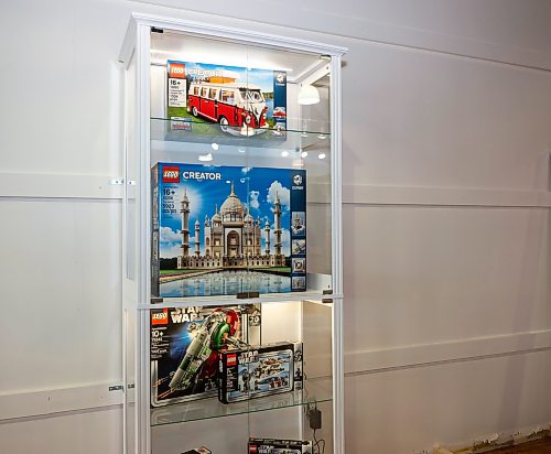 ROBERT LEE / FREE PRESS
The Little Brick Market is in the process of being set up on Grant Ave. in Winnipeg on Thursday, August 13, 2026. The new and used Lego shop, is tripling its size after being open for roughly a year.