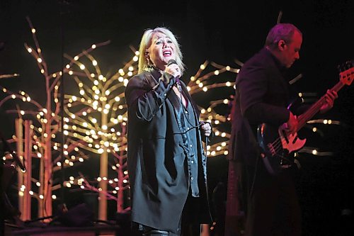 16122024
Multi-award winning singer/songwriter and Member of the Order of Canada Jann Arden performs a sold out show at the Western Manitoba Centennial Auditorium with her band on Monday evening as part of her Christmas tour through western Canada. Arden has won eight Juno Awards, was awarded the Queen's Diamond Jubilee Medal, and received a star on Canada's Walk of Fame, among other accolades.
(Tim Smith/The Brandon Sun)