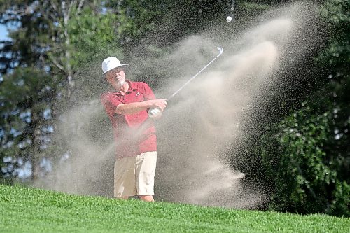 Chris Patrick shot 6-over 150 through two rounds of qualifying to win the Tamarack master's men's medal at Clear Lake Golf Course. (Thomas Friesen/The Brandon Sun)