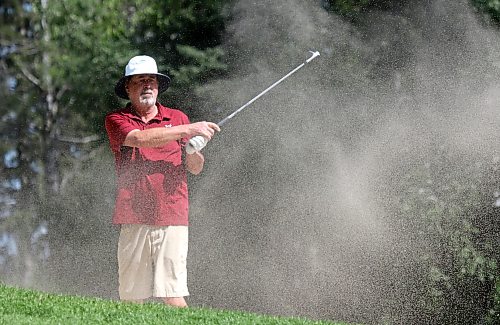 Chris Patrick shot 6-over 150 through two rounds of qualifying to win the Tamarack master's men's medal at Clear Lake Golf Course. (Thomas Friesen/The Brandon Sun)