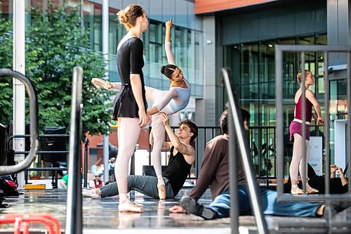 MIKAELA MACKENZIE / FREE PRESS
RWB company rehearsals with choreographer Houston Thomas take place at True North Square for Revealed, an open-air behind the scenes experience happening August 19th to 21st, on Wednesday, Aug. 19, 2026.
Standup.
Free Press 2026