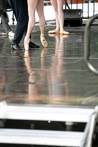 MIKAELA MACKENZIE / FREE PRESS
RWB company rehearsals with choreographer Houston Thomas take place at True North Square for Revealed, an open-air behind the scenes experience happening August 19th to 21st, on Wednesday, Aug. 19, 2026.
Standup.
Free Press 2026