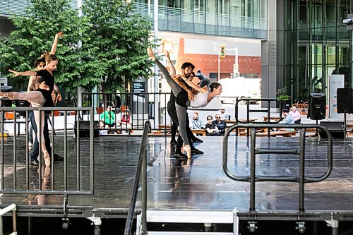 MIKAELA MACKENZIE / FREE PRESS
RWB company rehearsals with choreographer Houston Thomas take place at True North Square for Revealed, an open-air behind the scenes experience happening August 19th to 21st, on Wednesday, Aug. 19, 2026.
Standup.
Free Press 2026