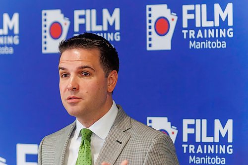 MIKE DEAL / FREE PRESS
Adam Smoluk: Executive Director of Film Training Manitoba speaks during a press conference announcing that actor, Pam Grier, will be the keynote speaker for Film Training Manitoba's (FTM) fifth anniversary edition of Canada's Supporting Women in Film Trades (SWIFT) Conference which will take place on October 24th.
Reporter: Joyanne Pursaga 
260820 - Thursday, August 20, 2026.