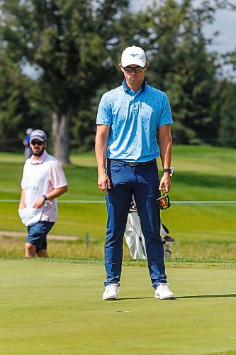 MIKE DEAL / FREE PRESS
Thomas Ponder, ranked 1st on the PGA Tour Americas points list, on the first hole at Elmhurst Golf and Country Club on the first day of the Manitoba Open which will run through to August 23rd.
Reporter: Mike McIntyre
260820 - Thursday, August 20, 2026.