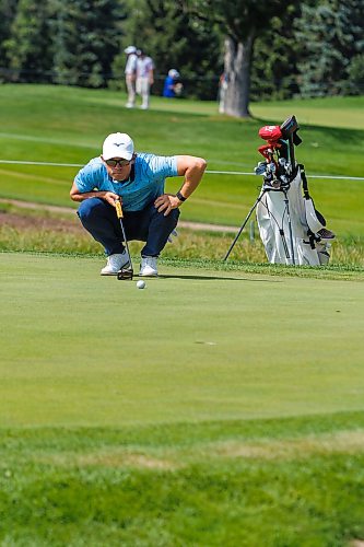 MIKE DEAL / FREE PRESS
Thomas Ponder, ranked 1st on the PGA Tour Americas points list, on the first hole at Elmhurst Golf and Country Club on the first day of the Manitoba Open which will run through to August 23rd.
Reporter: Mike McIntyre
260820 - Thursday, August 20, 2026.