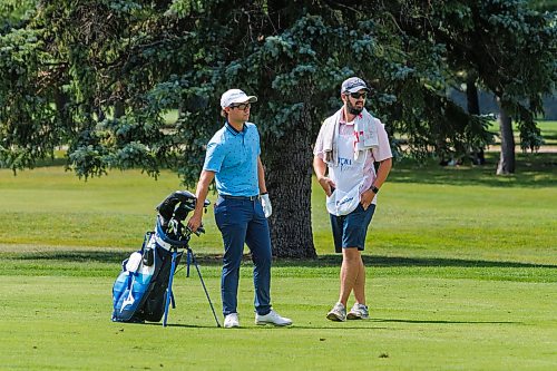MIKE DEAL / FREE PRESS
Thomas Ponder, ranked 1st on the PGA Tour Americas points list, on the first hole at Elmhurst Golf and Country Club on the first day of the Manitoba Open which will run through to August 23rd.
Reporter: Mike McIntyre
260820 - Thursday, August 20, 2026.