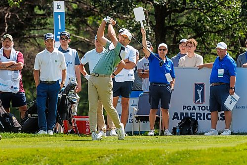 MIKE DEAL / FREE PRESS
Manitoba Amateur champion, Rory Neill, on the first hole at Elmhurst Golf and Country Club on the first day of the Manitoba Open which will run through to August 23rd.
Reporter: Mike McIntyre
260820 - Thursday, August 20, 2026.