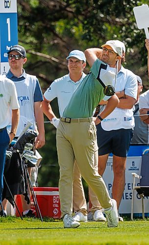 MIKE DEAL / FREE PRESS
Manitoba Amateur champion, Rory Neill, on the first hole at Elmhurst Golf and Country Club on the first day of the Manitoba Open which will run through to August 23rd.
Reporter: Mike McIntyre
260820 - Thursday, August 20, 2026.