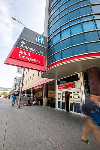 MIKAELA MACKENZIE / FREE PRESS
	
The Health Sciences Centre emergency department entrance on Wednesday, Aug. 19, 2026.

For — story.
Free Press 2026