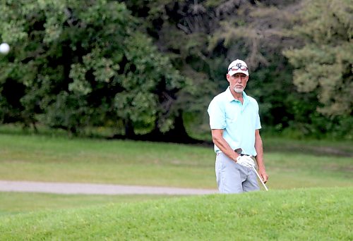 Jason Thorpe defeated Dustin Dyck on the third playoff hole in the Tamarack golf tournament semifinals on Friday. (Thomas Friesen/The Brandon Sun)