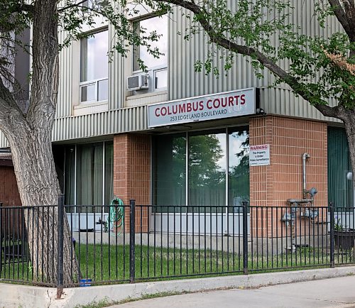 ROBERT LEE / FREE PRESS
Columbus Courts photographed in Winnipeg on Friday, August 21, 2026. 