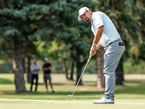 JOHN WOODS / FREE PRESS
Étienne Papineau during the Manitoba Open final round at Elmhurst Golf Club Sunday, August 23, 2026. 

reporter: mike
