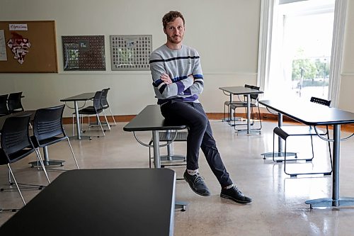 Ruth Bonneville / Free Press

Local AI Class

Portrait of Cameron Cerasani, a mathematics and physics instructor, in one of his classrooms in Wesley Hall Monday.  

Cerasani has designed a new course he calls a "critical thinking course” and will be delivering it to Grade 10 students for the first time this fall and winter session.  The University of Winnipeg Collegiate is requiring incoming students to complete a series of education modules on artificial intelligence and launching a new elective course on the subject this fall.

See story by Maggie

Aug 24th,,  2026