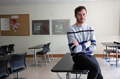 Ruth Bonneville / Free Press

Local AI Class

Portrait of Cameron Cerasani, a mathematics and physics instructor, in one of his classrooms in Wesley Hall Monday.  

Cerasani has designed a new course he calls a "critical thinking course” and will be delivering it to Grade 10 students for the first time this fall and winter session.  The University of Winnipeg Collegiate is requiring incoming students to complete a series of education modules on artificial intelligence and launching a new elective course on the subject this fall.

See story by Maggie

Aug 24th,,  2026