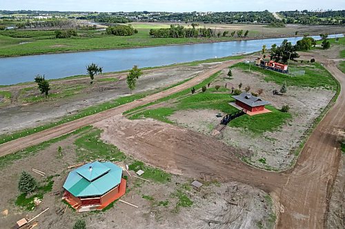 24082026
Dinsdale Park is seen from the air on Monday. Repairs at the park in the wake of flooding this summer are almost complete. (Tim Smith/The Brandon Sun)default