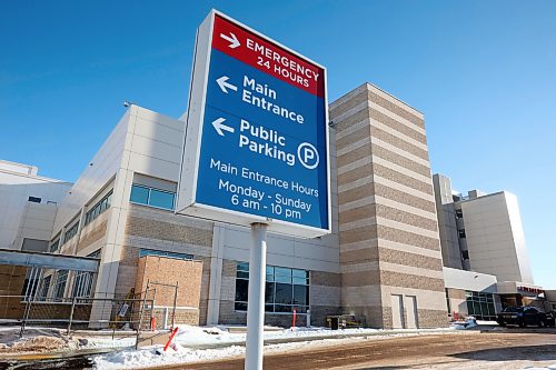 08012026
The Emergency Room entrance at the Brandon Regional Health Centre on Thursday. 
(Tim Smith/The Brandon Sun)