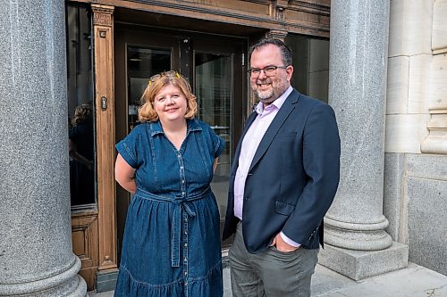 ROBERT LEE / FREE PRESS
Mary Agnes Welch and Curtis Brown are photographed at their office in Winnipeg on Wednesday, August 26, 2026. The two were principals of Probe Research and are now shareholders of Abacus Data.
