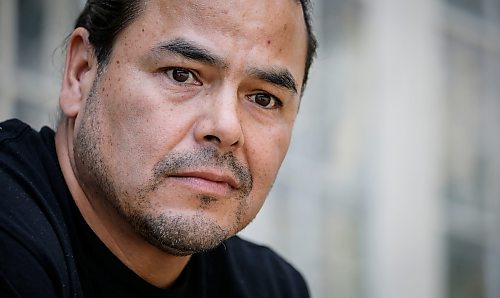 JOHN WOODS / FREE PRESS
Ray Ducharme, who has had a drug overdose, is photographed on Edmonton Sunday, August 30, 2026. Ducharme is recovering and works in the industry.
reporter: scott