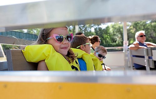 Ruth Bonneville / Free Press

Standup - Forks River Tour 

Six-year-old Amelia Manson excitedly waits for the tour  boat to leave the dock as she takes her first boat ride with her extended family with Winnipeg Waterways tour boat at the Forks docks Monday.  

Winnipeg Waterways offers scenic river boat tours and seasonal water bus transit along the Red and Assiniboine Rivers, departing from The Forks Historic Port. The Water Bus ends Sept 13 but the tour boats will be running until Oct 4th this year. 


Aug 28th,,  2026