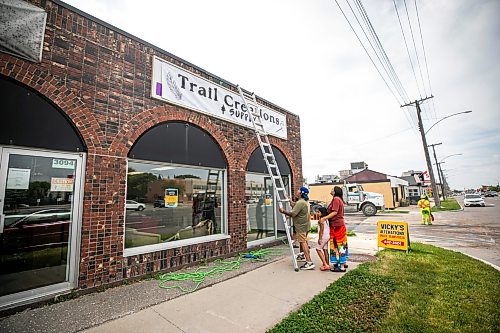 MIKAELA MACKENZIE / FREE PRESS
Trail Creations & Supply, an Indigenous-owned fabric and art store opening this weekend, on Wednesday, Aug. 19, 2026.
For Gabby story.
Free Press 2026