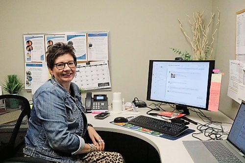 Christine Jefferies, Westman regional co-ordinator for the Alzheimer's Society of Manitoba, said the primary role of her job is to answer questions and connect people with tailored resources. (Rylee Gerrard/The Brandon Sun)