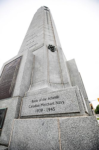 MIKAELA MACKENZIE / FREE PRESS
	
A new addition to the Memorial Boulevard Cenotaph recognizes the battle of the Atlantic and Canadian Merchant Navy on Thursday, Sept. 3, 2026.

Standup.
Free Press 2026