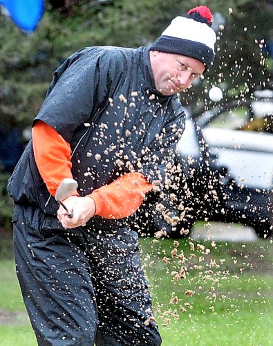 Dale Coulter is shown at the Tamarack golf tournament in 2010. (Brandon Sun files)
