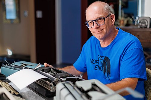 MIKE DEAL / FREE PRESS
Michael J Clark is a local suspense/crime author who writes his books using manual typewriters. He’s a big proponent of the machines and using them in composition, with a collection of over 50.
Reporter: Sheldon Birnie
260908 - Tuesday, September 08, 2026.