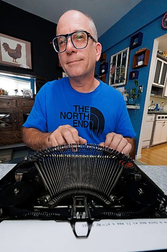 MIKE DEAL / FREE PRESS
Michael J Clark is a local suspense/crime author who writes his books using manual typewriters. He’s a big proponent of the machines and using them in composition, with a collection of over 50.
Reporter: Sheldon Birnie
260908 - Tuesday, September 08, 2026.