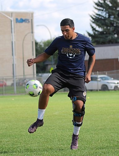 Camilo Rodriguez is back with the Bobcats, but doesn't expect to play opening weekend due to a knee injury. (Thomas Friesen/The Brandon Sun)