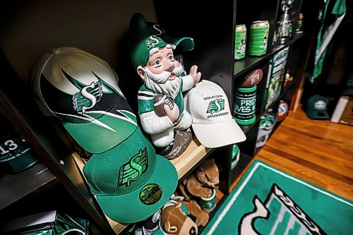 JOHN WOODS / FREE PRESS
Dave Dech, has a room full of Saskatchewan Roughriders paraphernalia that is always growing and was photographed in his home Tuesday, September 8, 2026.
reporter: dave