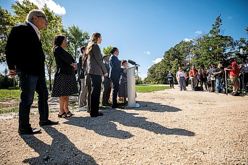 MIKAELA MACKENZIE / FREE PRESS
	
Premier Wab Kinew speaks at a press conference for a net zero action plan announcement at Southwood Circle on Wednesday, Sept. 9, 2026.

For Carol story.
Free Press 2026