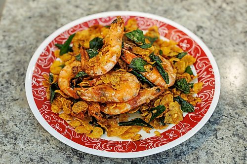 MIKE DEAL / FREE PRESS
Cereal Prawn
Malvin Soh is busy prepping for his pop-up restaurant Sedap Singapore Kitchen. Soh is excited to introduce Winnipeggers to the spicy, complex and delicious flavours of the small island nation.
Reporter: AV Kitching
260910 - Thursday, September 10, 2026.