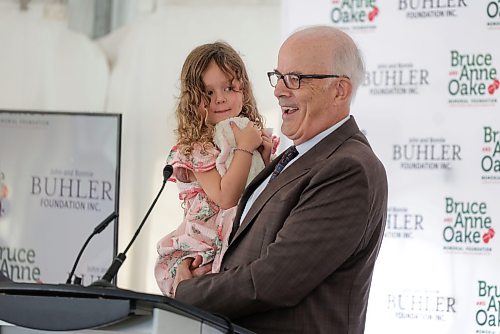 Ruth Bonneville / Free Press

Local Anne Oake Recovery centre presser

Photo of Scott Oake with his oldest granddaughter, August Annie (4yrs).  August Annie Oake, was given her in name in tribute to her late grandmother, Anne Oake. 

The Bruce and Anne Oake Memorial Foundation hosted members of the media for an important milestone in the development of the Anne Oake Family Recovery Centre at 70 Snow Street in south Winnipeg. 

The event was hosted by Ron MacLean, with special guests, community leaders and supporters as we make an exciting announcement and officially launch the next chapter of the Anne Oake Family Recovery Centre.

See story by Melissa

Sept 10th,   2026