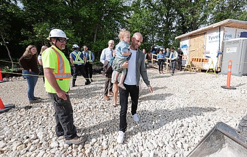 Ruth Bonneville / Free Press
Local Anne Oake Recovery centre presser
Photo of Darcy Oake with his son Harlan (2yrs) and Scott Oake behind him, as the Oake family members check out the construction site of the Anne Oake Family Recovery Centre Thursday.
The Bruce and Anne Oake Memorial Foundation hosted members of the media for an important milestone in the development of the Anne Oake Family Recovery Centre at 70 Snow Street in south Winnipeg.
The event was hosted by Ron MacLean, with special guests, community leaders and supporters as we make an exciting announcement and officially launch the next chapter of the Anne Oake Family Recovery Centre.
See story by Melissa
Sept 10th, 2026